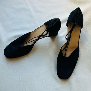 ✨ CALVIN KLEIN COLLECTION VINTAGE 90s SUEDE PUMPS – SIZE 10M ✨